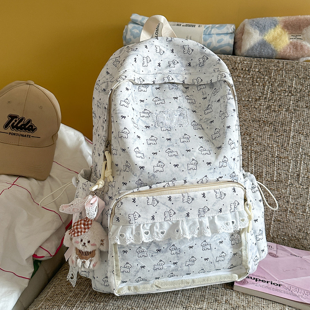 Süßer bestickter Rucksack