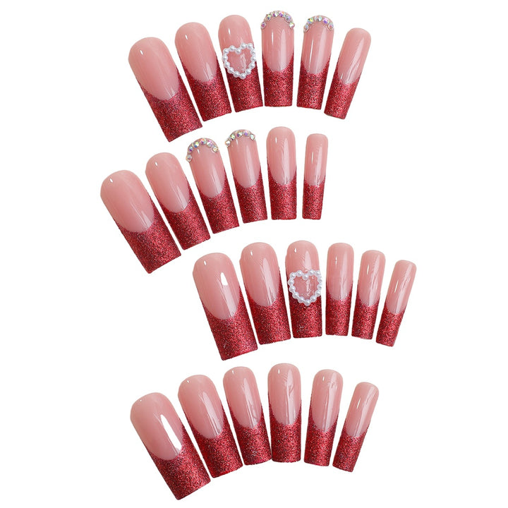 Glamouröse Glitzer-Nageln Karnz