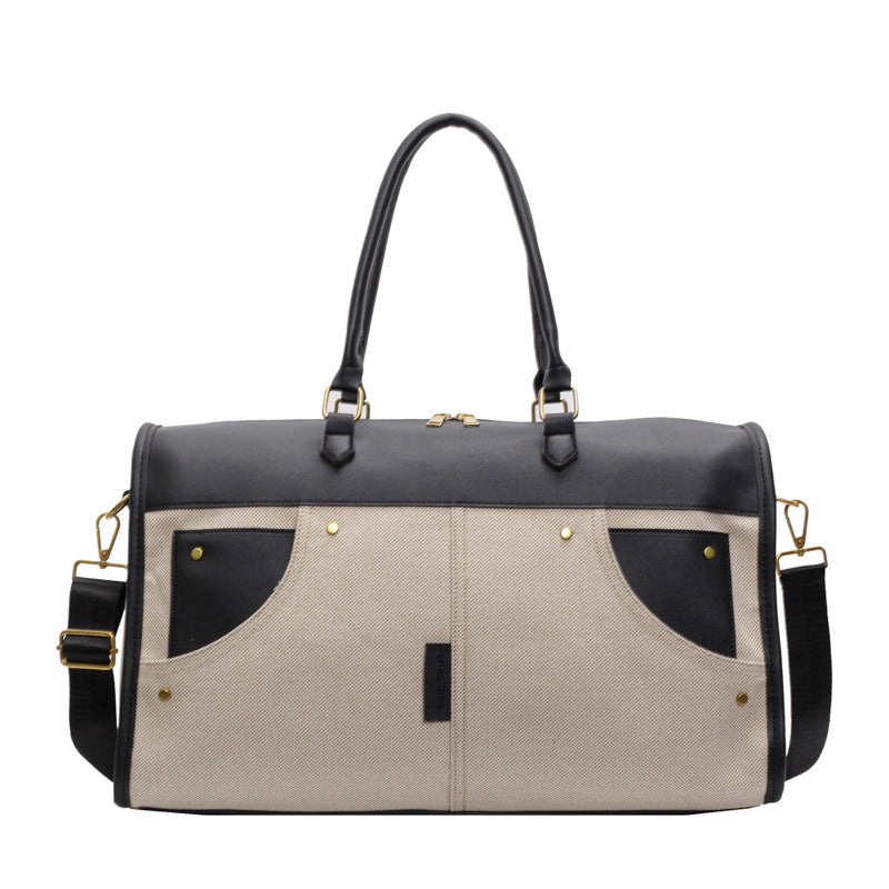 Stylische Canvas-Wochenendtasche