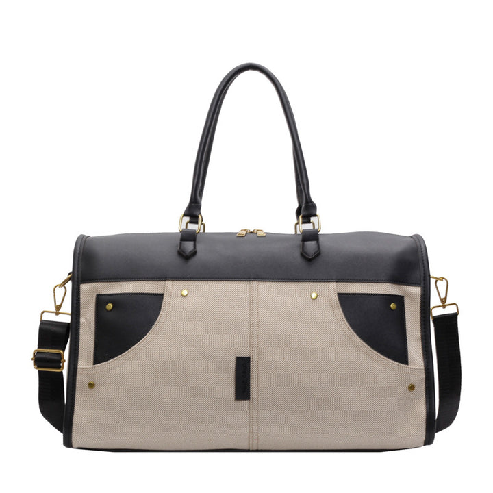 Stylische Canvas-Wochenendtasche