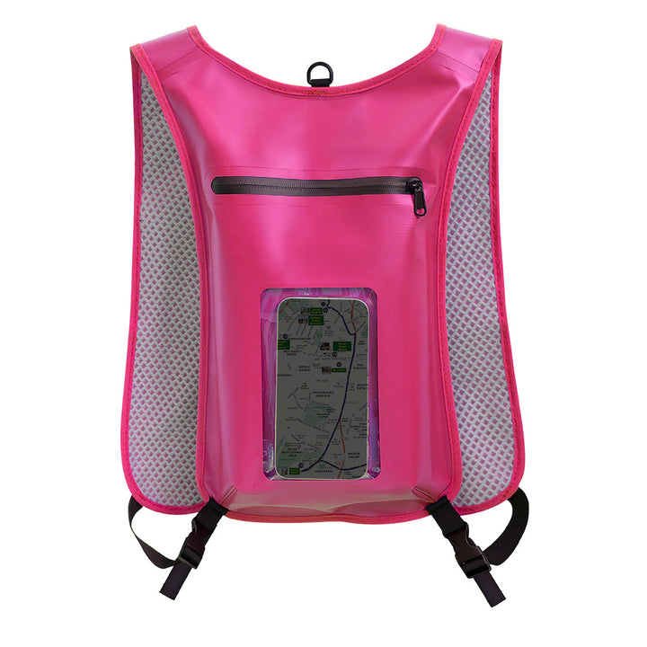 Wasserdichte Smartphone-Rucksack mit Durchsichtiger Fronttasche Karnz