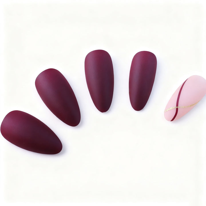 Elegante Matte Nagelkunst Verbesserungen Karnz