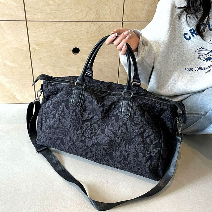 Stylische Blumenmuster Reise-Duffel-Tasche Karnz