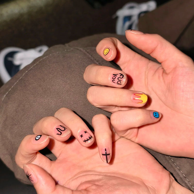 Verspieltes Künstlerisches Nagelkunst Design Set Karnz