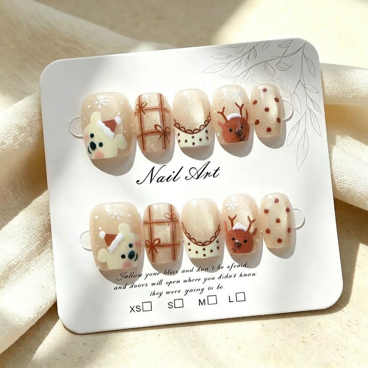 Festliches Themen-Nagelkunst-Design-Set