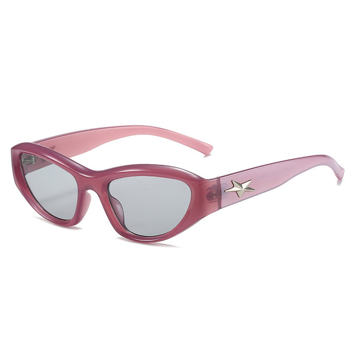 Retro-inspirierte Cat-Eye-Sonnenbrille Karnz