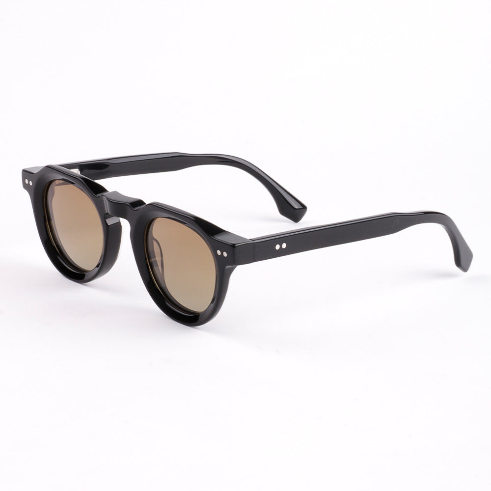 Damen modische Sonnenbrille im einzigartigen Retro-Design mit polarisierenden Gläsern Karnz