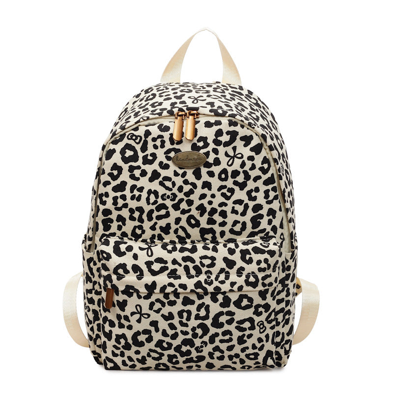 Stylische Leopardenmuster-Rucksack