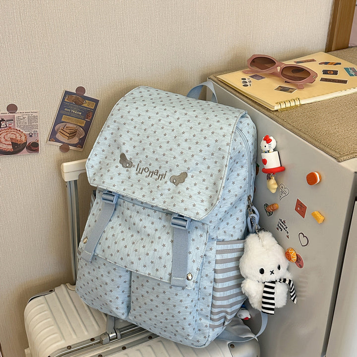 Verspielter gemusterter Rucksack
