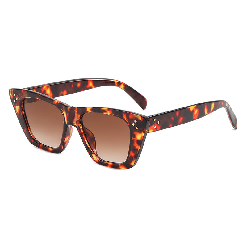 Damen modische Cat-Eye Sonnenbrille mit UV-Schutz und stilvollem Design Karnz