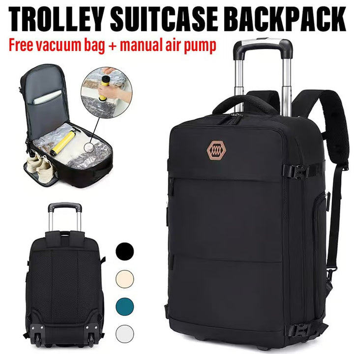 Vielseitiger Trolley Rucksack Koffer