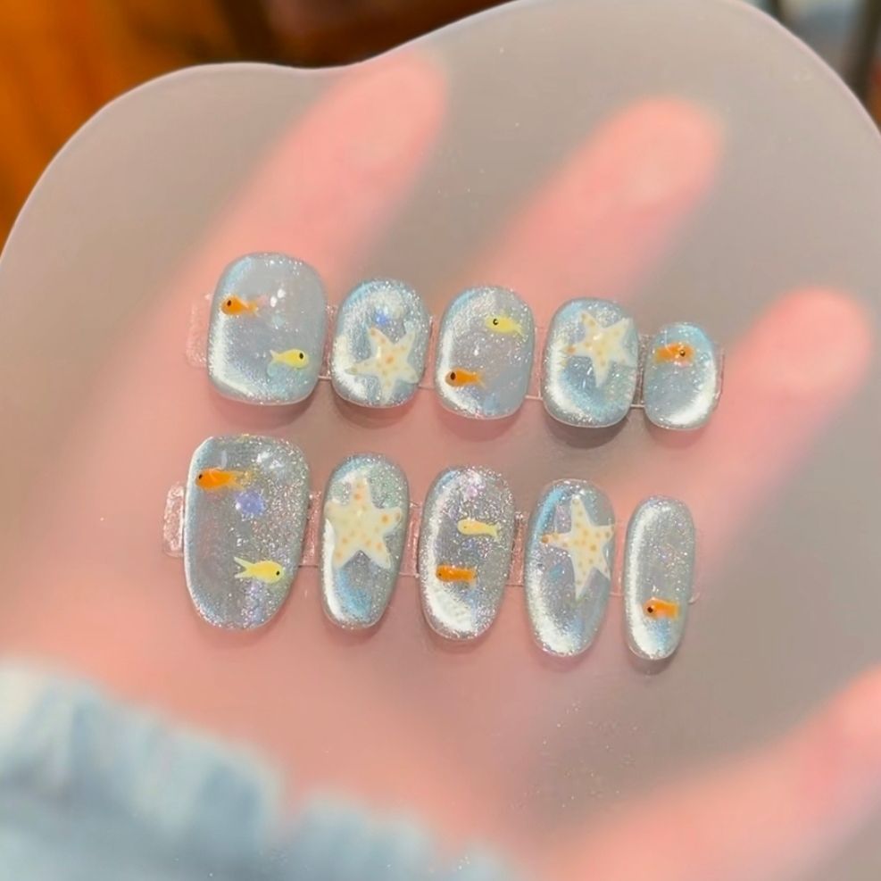 Künstlerisches Ombre Glitter Nagelkunst Set Karnz