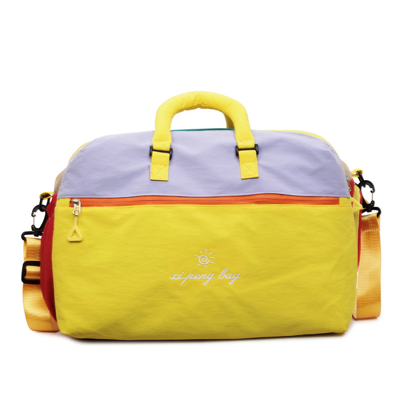 Vielseitige Farbblock Duffle Bag