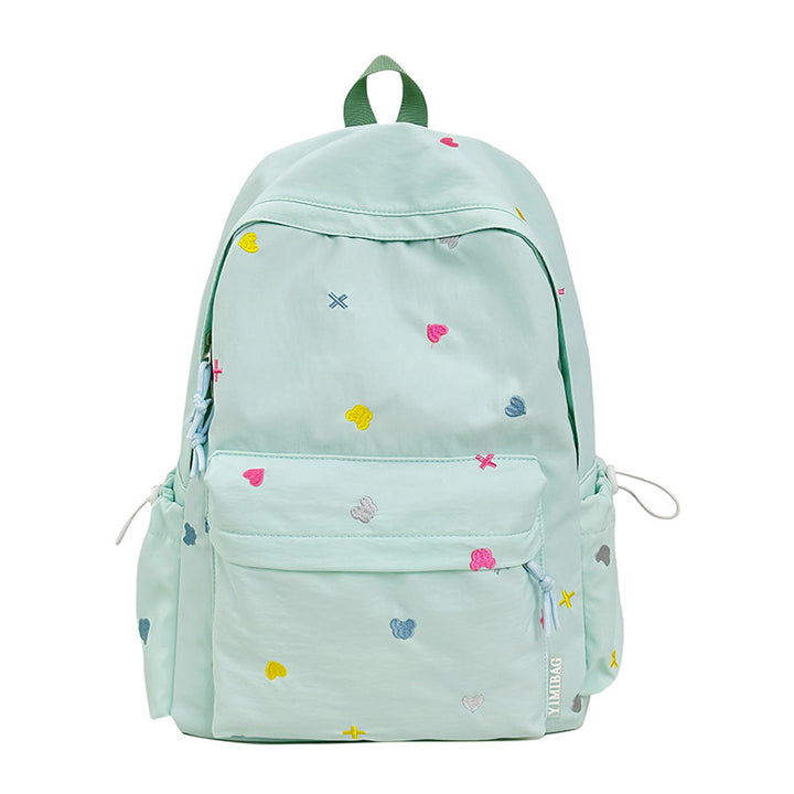 Verspielter Herz-Muster Rucksack Karnz
