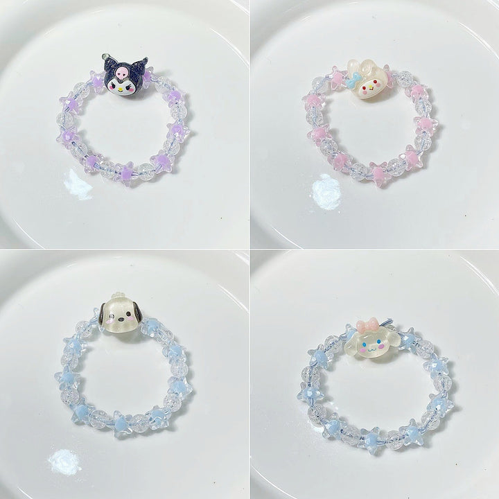 Verspieltes Armband mit Sternen und Niedlichem Anhänger Karnz