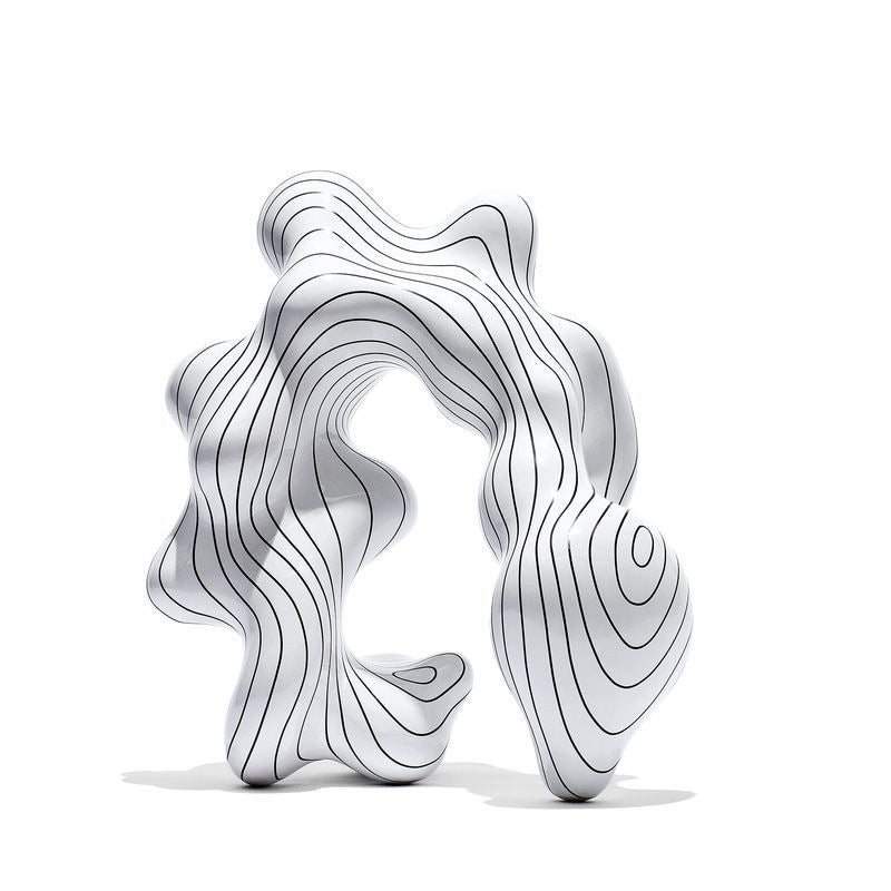Abstracte Welle Skulptur