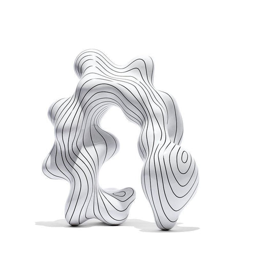 Abstracte Welle Skulptur