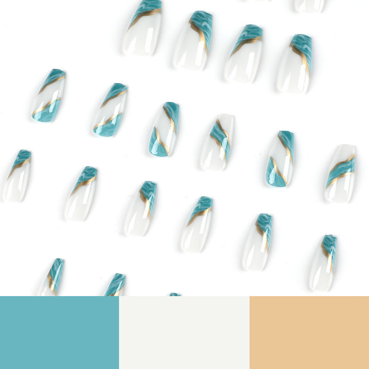 Künstlerische Acryl-Nagelverlängerungen Karnz
