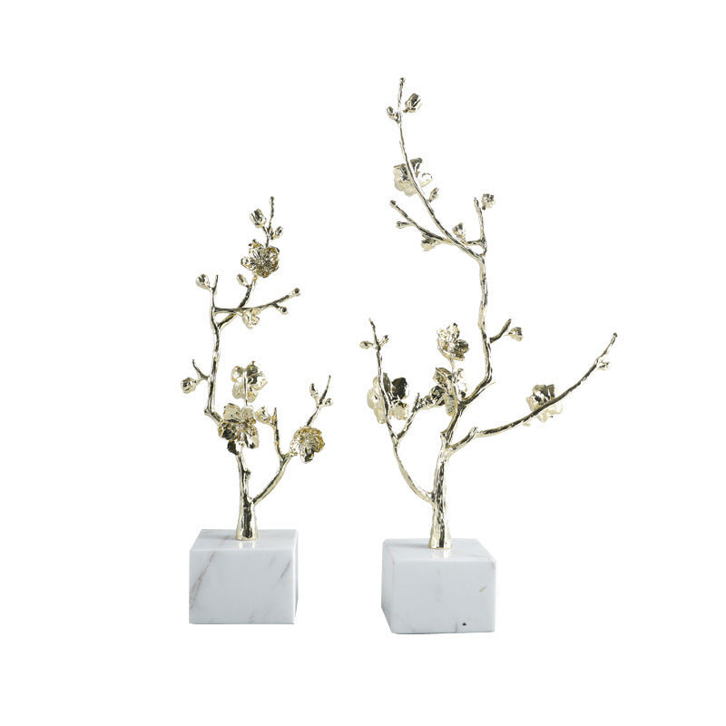 Elegante florale dekorative Skulptur