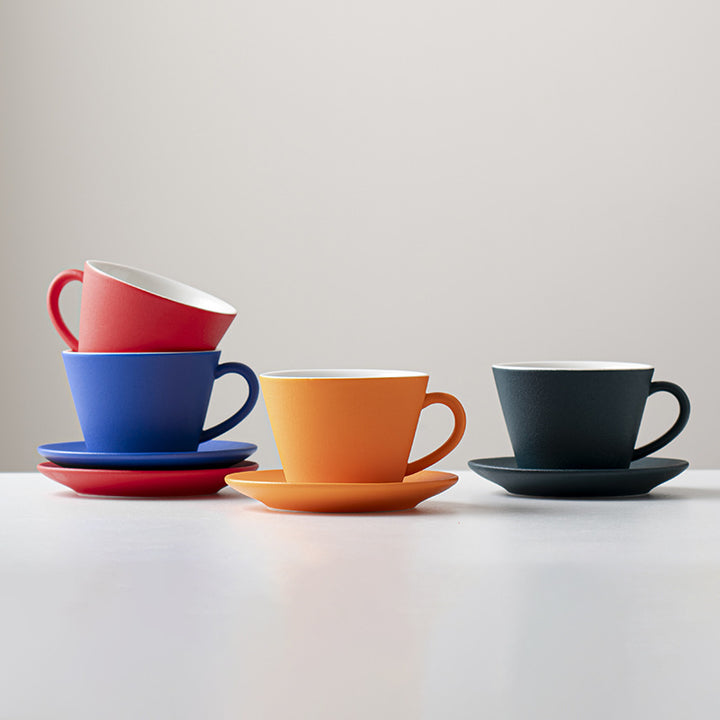 Elegantes Mattes Keramik Kaffeetassen-Set