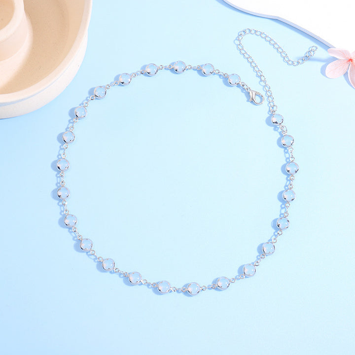 Floral Charm Choker Halskette Karnz 1788164322