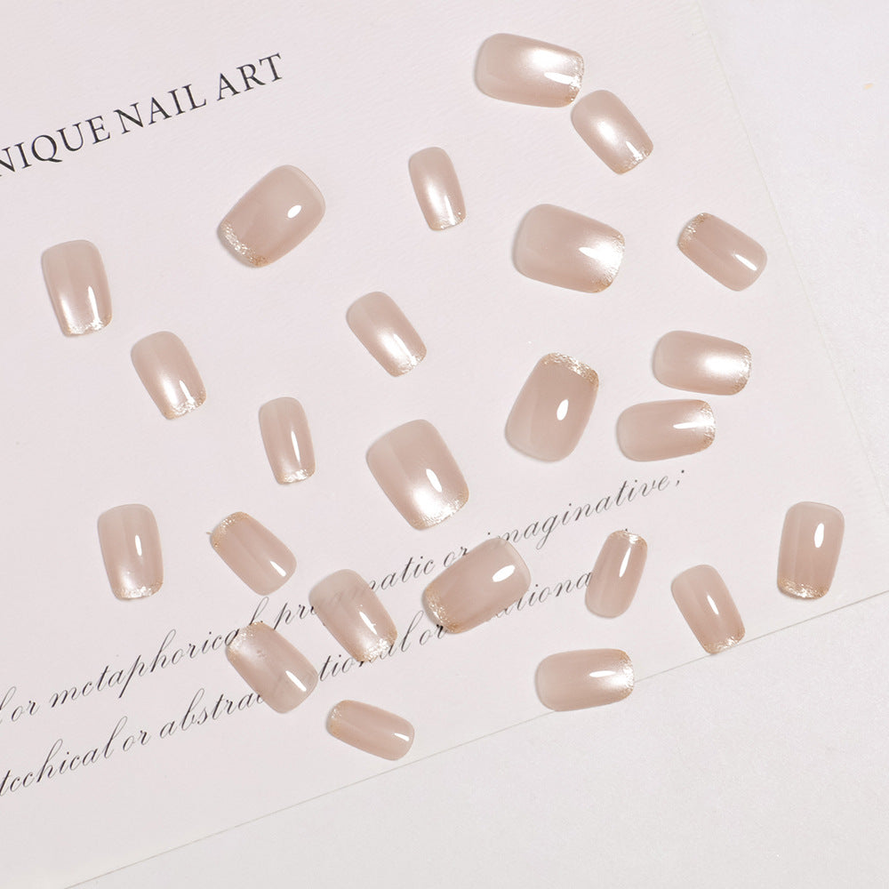 Premium Glänzende Nagelkunst Press-On Nägel Karnz