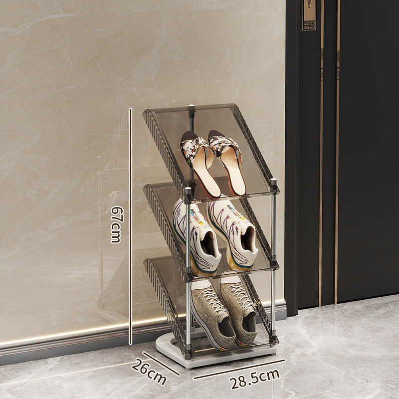 Schuhregal mit transparentem Design Karnz