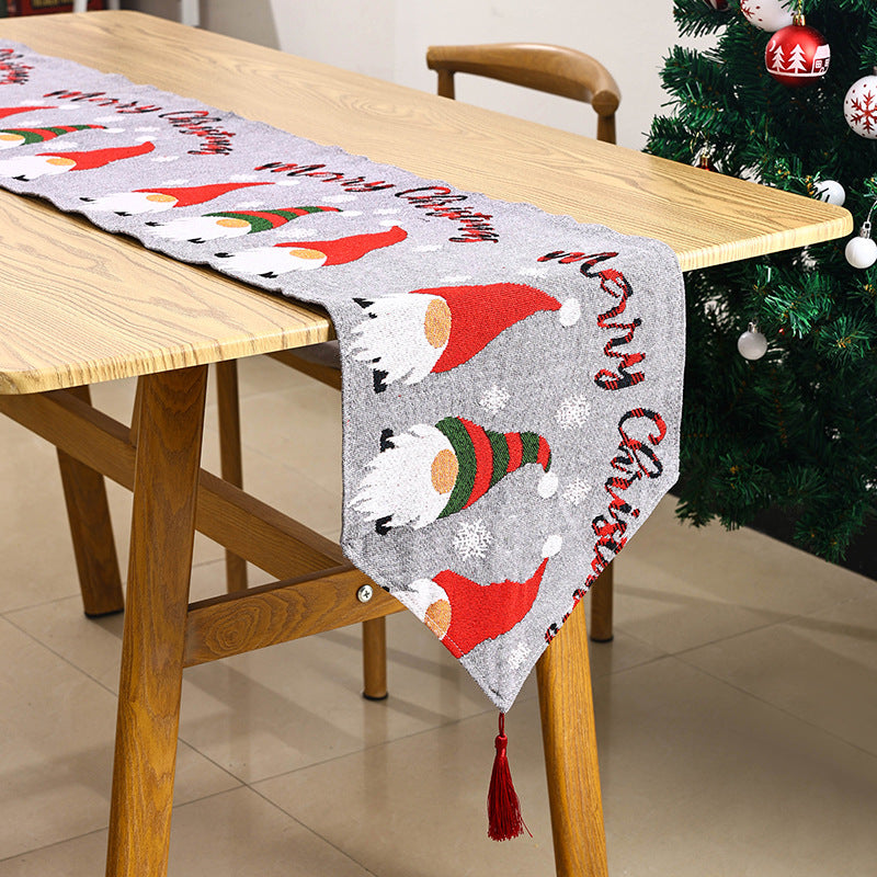 Festliche Tischdecke mit Weihnachtsmotiv Karnz