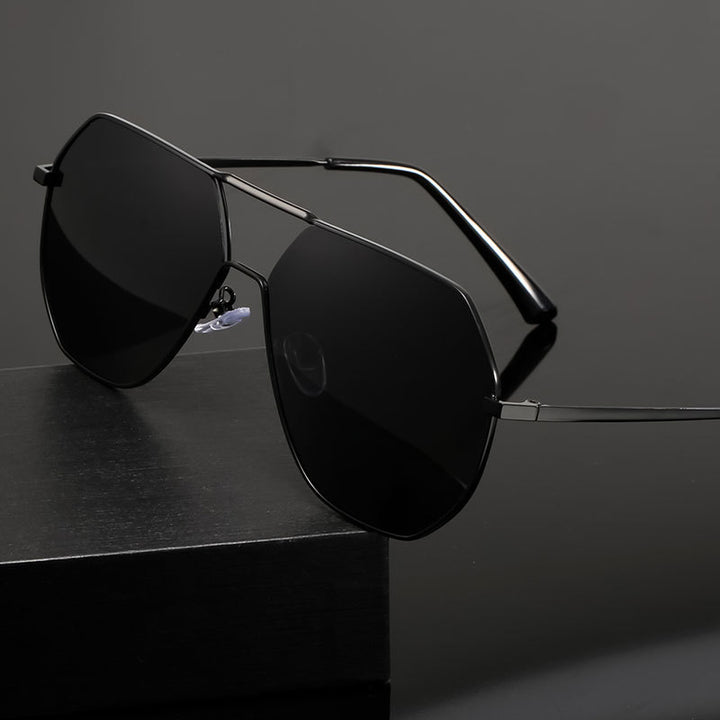 Modische sechseckige Sonnenbrille Karnz