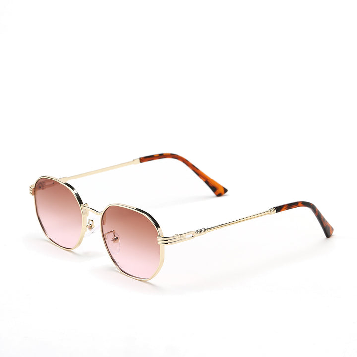 Damen modische Sonnenbrille mit hochwertigem Metallrahmen und eleganten Gläsern Karnz