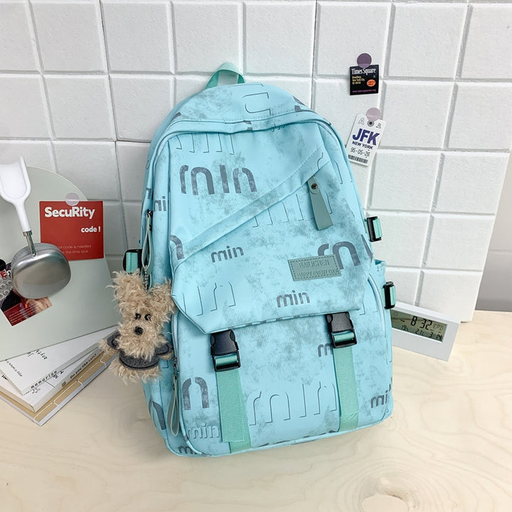 Vielseitiger strukturierter Druck-Rucksack