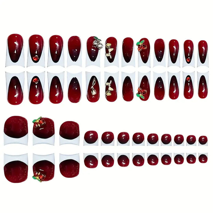 Florale Kunst Nagelset Karnz