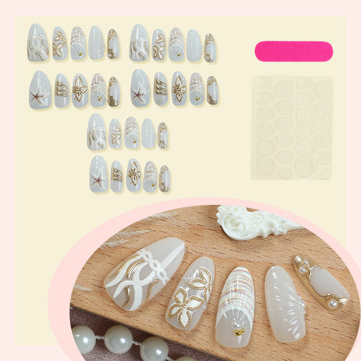 Artisanaler Press-On-Nagelset Karnz