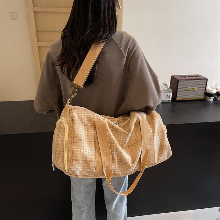 Vielseitige Karierte Reise-Duffle-Tasche Karnz