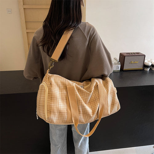 Vielseitige Karierte Reise-Duffle-Tasche Karnz