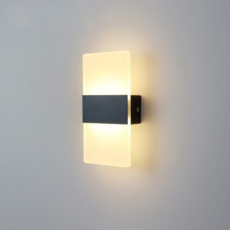 Moderne LED Wandleuchtenfassung