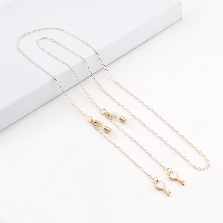 Elegante geometrische Brillenchnur Karnz