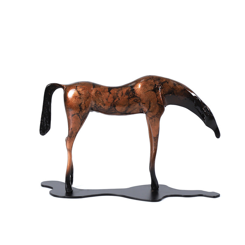 Künstlerische dekorative Pferdefigur