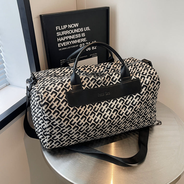 Elegante gemusterte Reise-Duffle Karnz