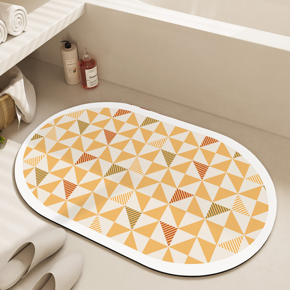 Geometrisch gemusterter Teppich Karnz