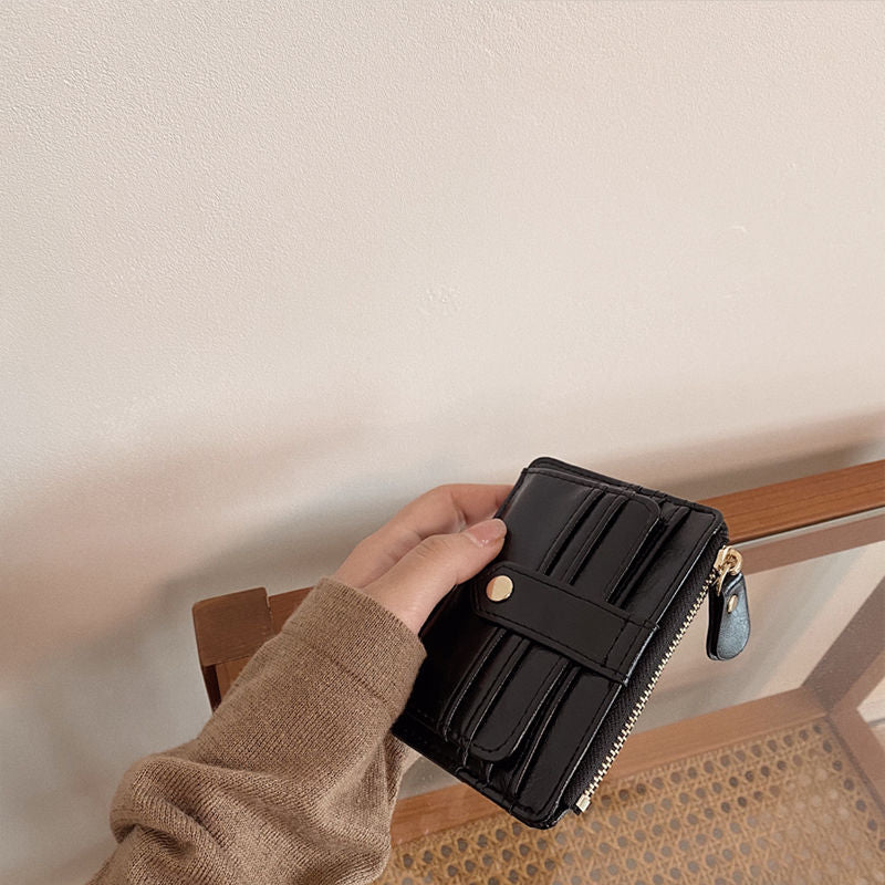 Kompakte RFID-blockierende Geldbörse