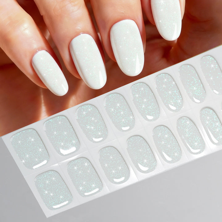 Glänzendes Glitter Press-On Nagel-Set