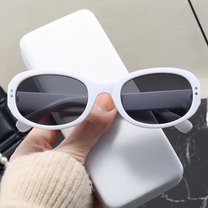 Damen elegante Oversized-Sonnenbrille mit schützendem UV-Schutz Karnz