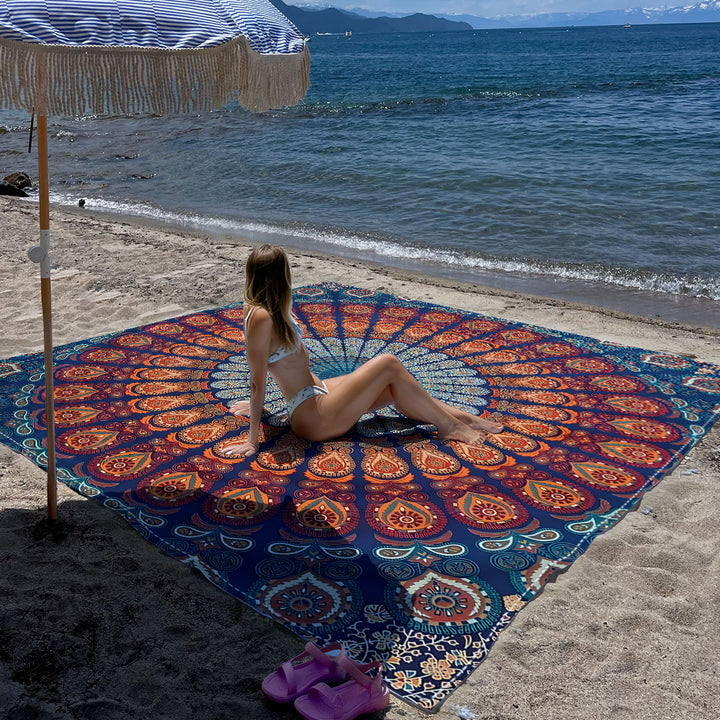 Mandala Design Strandmatte Karnz