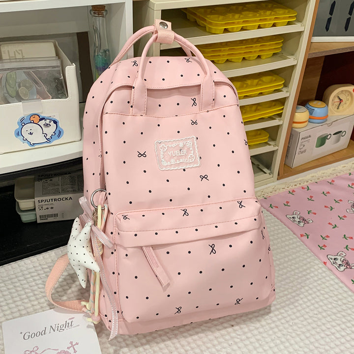 Stylischer gepunkteter Rucksack Karnz