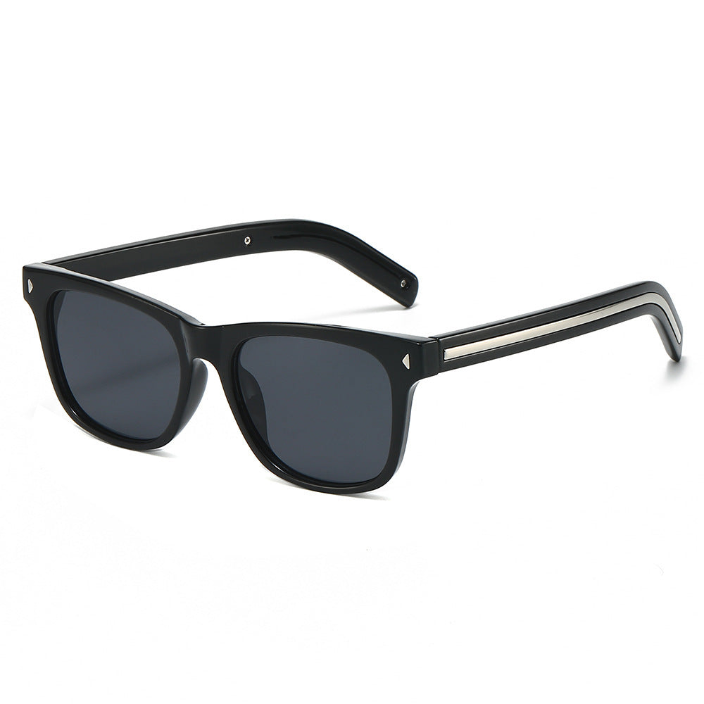 Retro-inspirierte Flachrahmen-Sonnenbrille Karnz