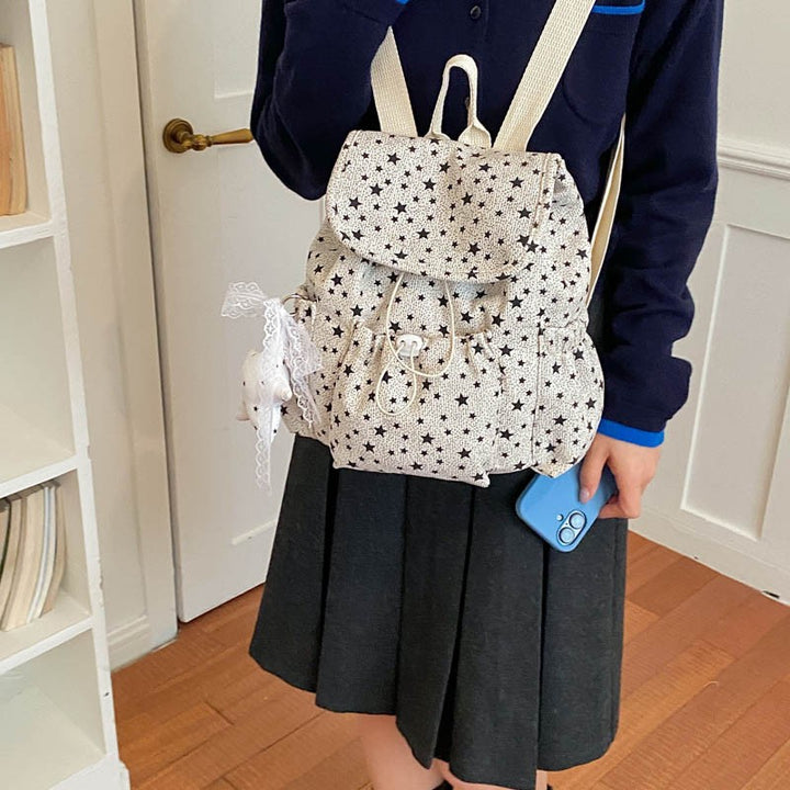 Sternenmuster Casual Drawstring Rucksack