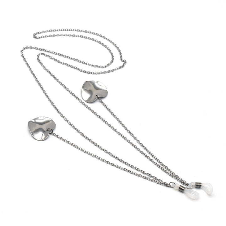 Zeitgenössische Metallic-Brille Kette Karnz