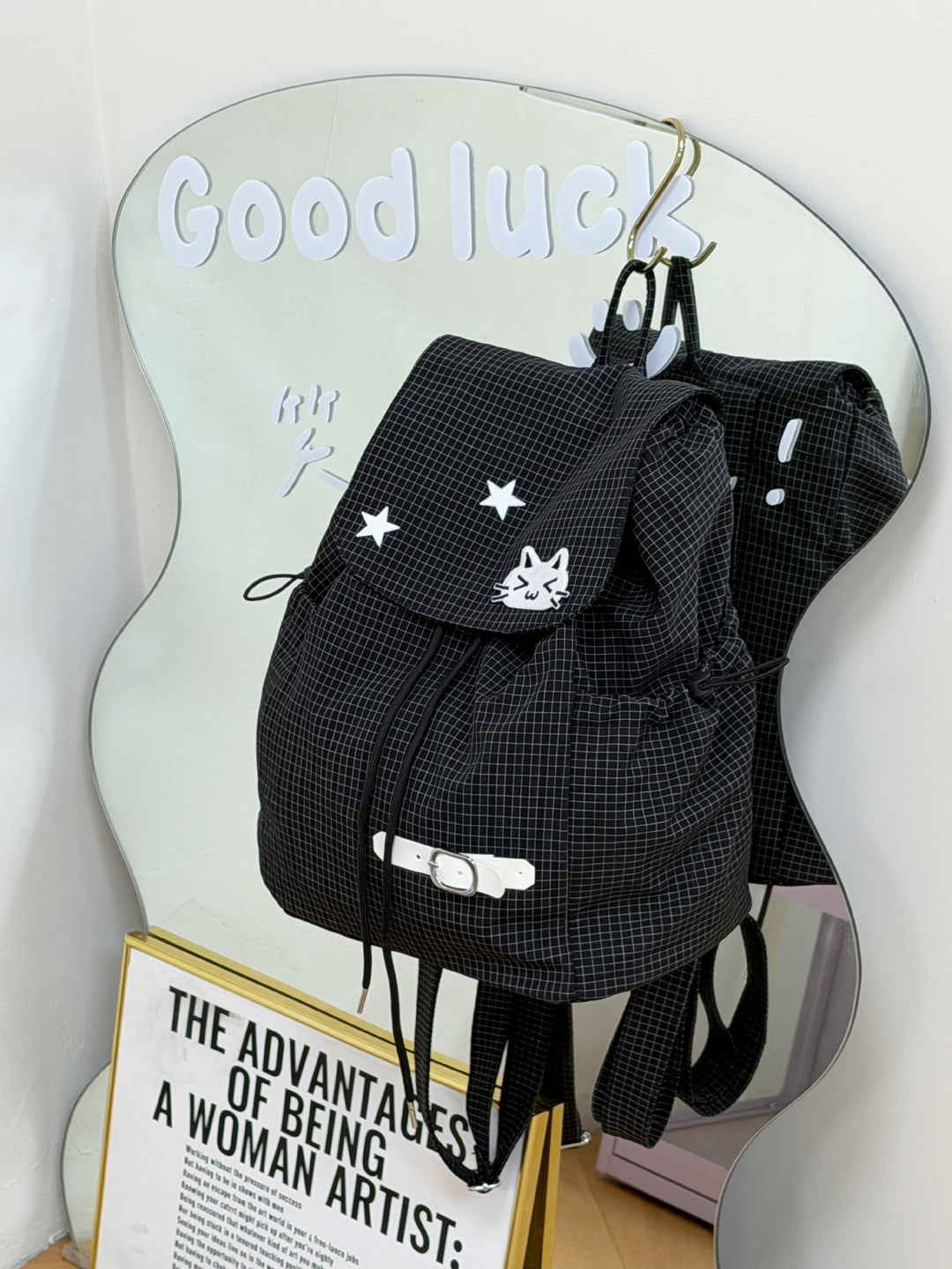 Lässiger Kordelzug-Rucksack Karnz
