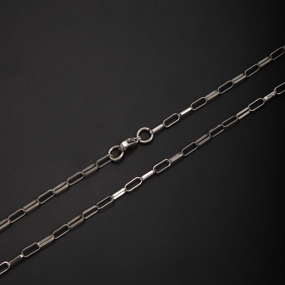 Elegante offene Gliederkette Halskette Karnz